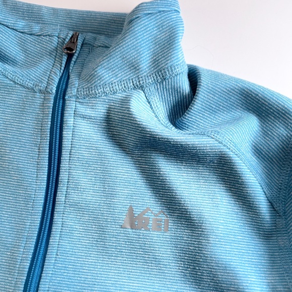 REI Girls XL Quarter Zip Performance Pullover – Blue – Youth XL - Picture 8 of 10